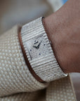 Piaget White Gold Emperador Ref. 9131 with Diamonds and Sapphires