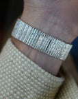 Piaget White Gold Emperador Ref. 9131 with Diamonds and Sapphires