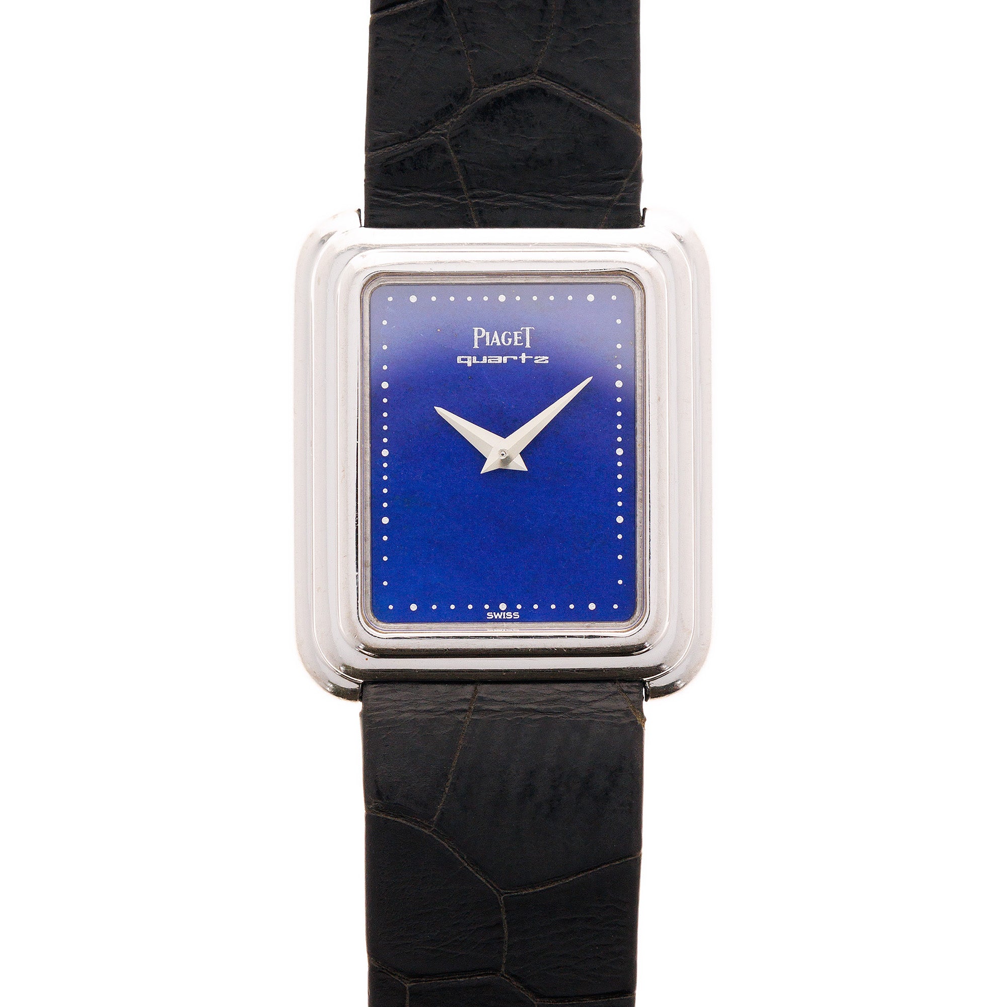 Piaget White Gold Lapis Watch Ref. 74101