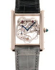 Cartier - Cartier White Gold Skeleton Tank Louis Ref. W5310012 - The Keystone Watches