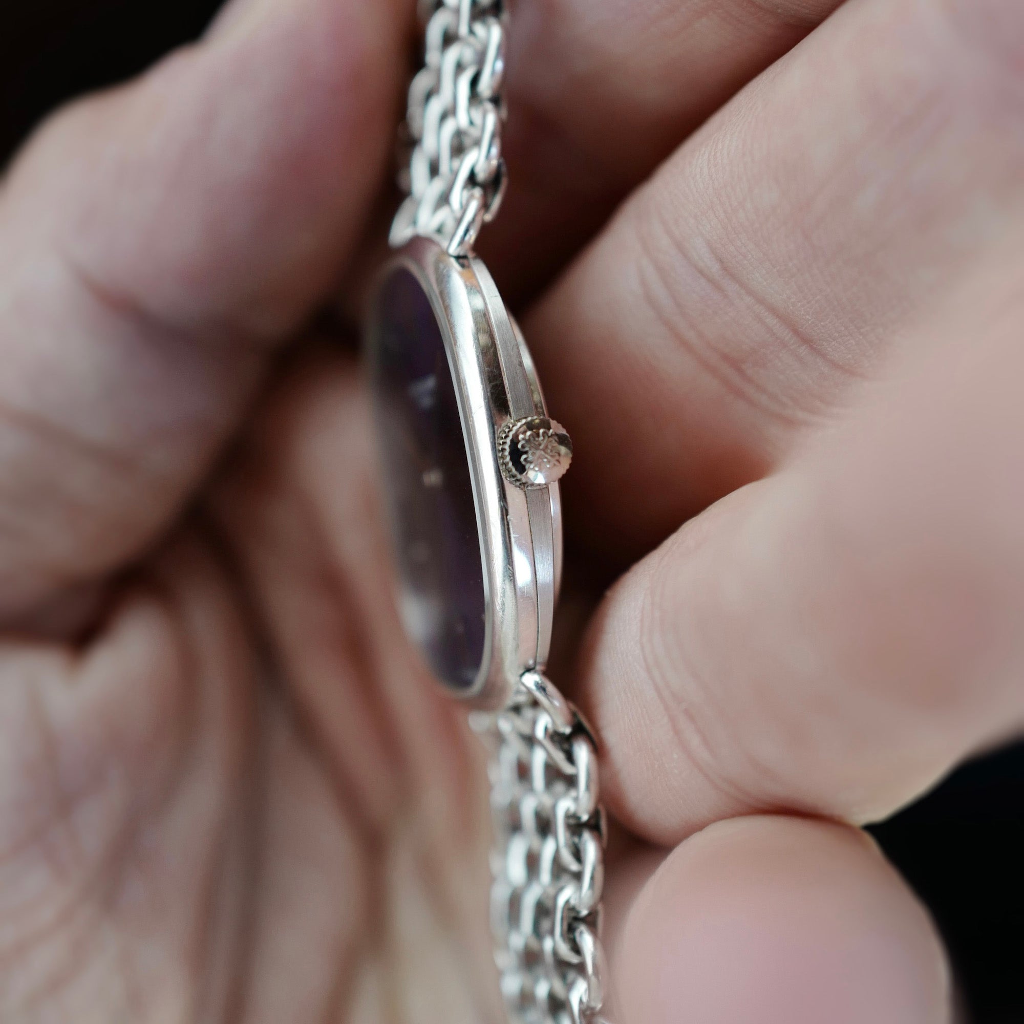 Patek Philippe White Gold Ellipse Ref. 3848 with JPE Chain Link Bracelet (New Arrival)