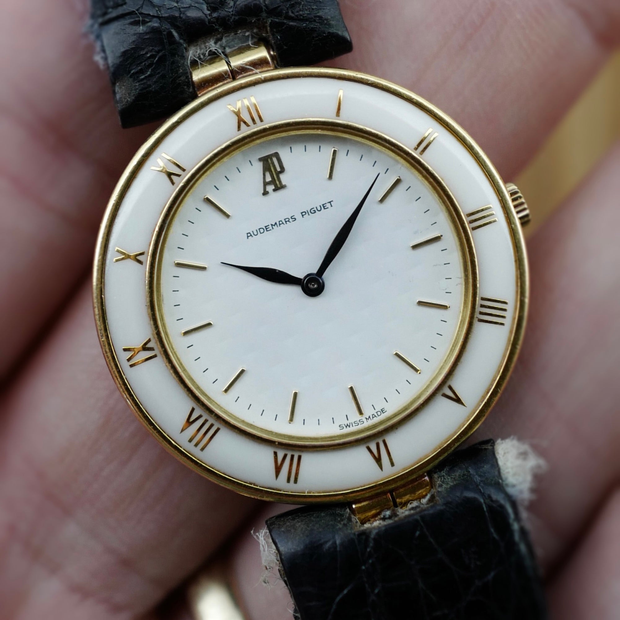 Audemars Piguet - Audemars Piguet Yellow Gold Enamel Mechanical Watch (New Arrival) - The Keystone Watches