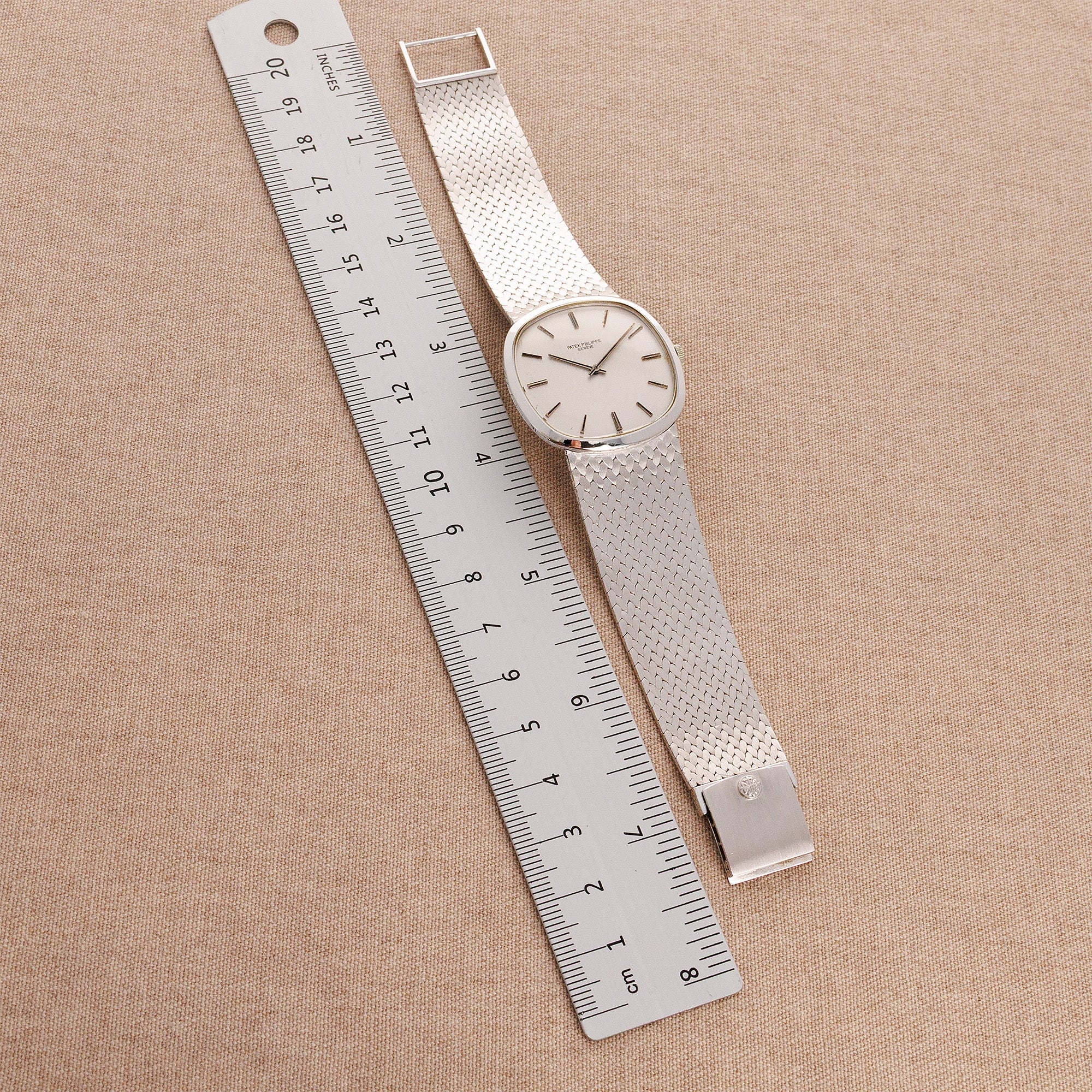 Patek Philippe White Gold Ellipse Ref. 3544 with JPE Bracelet