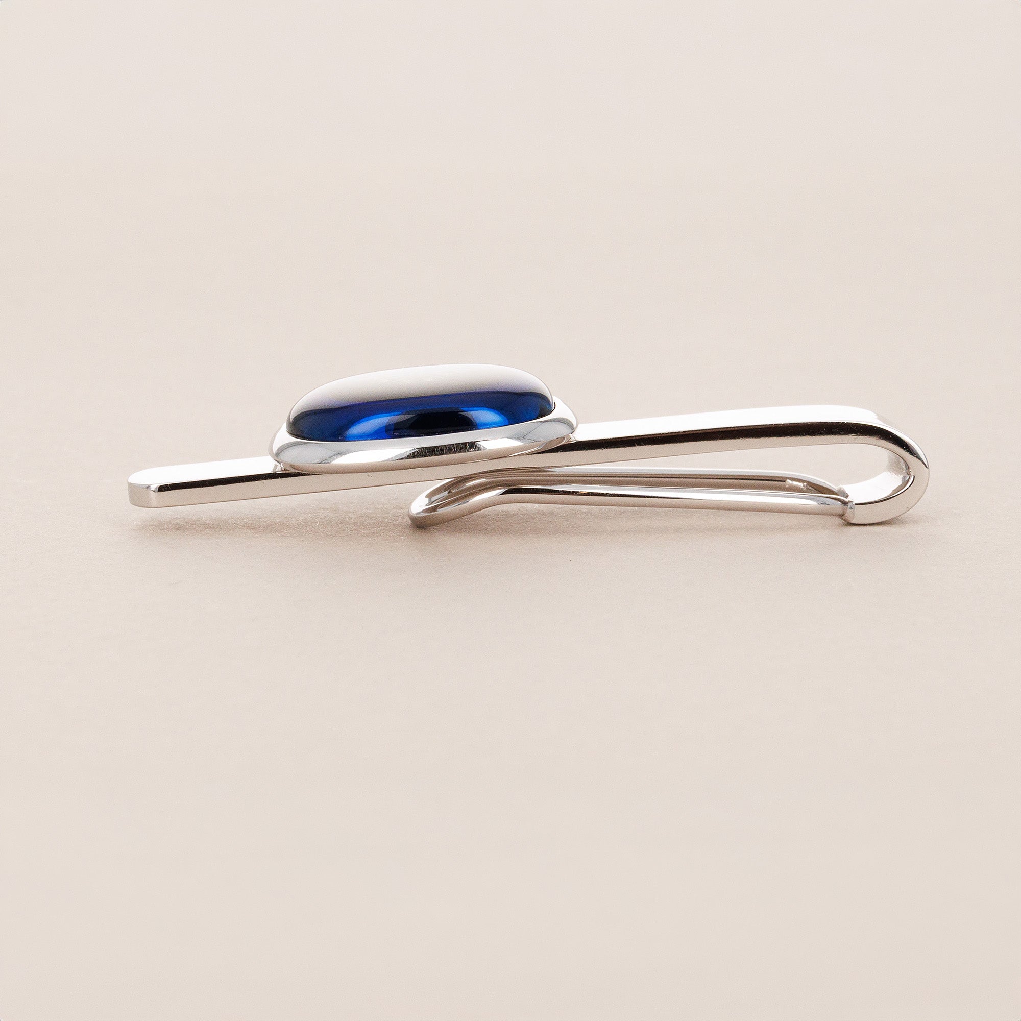 Patek Philippe - Patek Philippe Ellipse Blue Cufflinks and Tie Clip Set (Objet) - The Keystone Watches