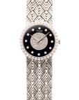 Piaget - Piaget White Gold Bracelet Watch with Onyx and Diamond Dial - The Keystone Watches