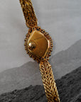 Audemars Piguet Yellow Gold Ladies Diamond and Sapphire Bracelet Watch