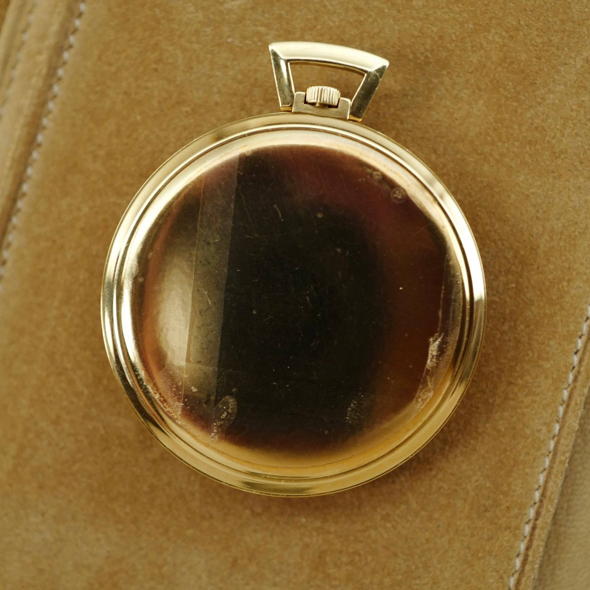 Patek Philippe - Patek Philippe Yellow Gold Pocket Watch with Guilloche Dial - The Keystone Watches