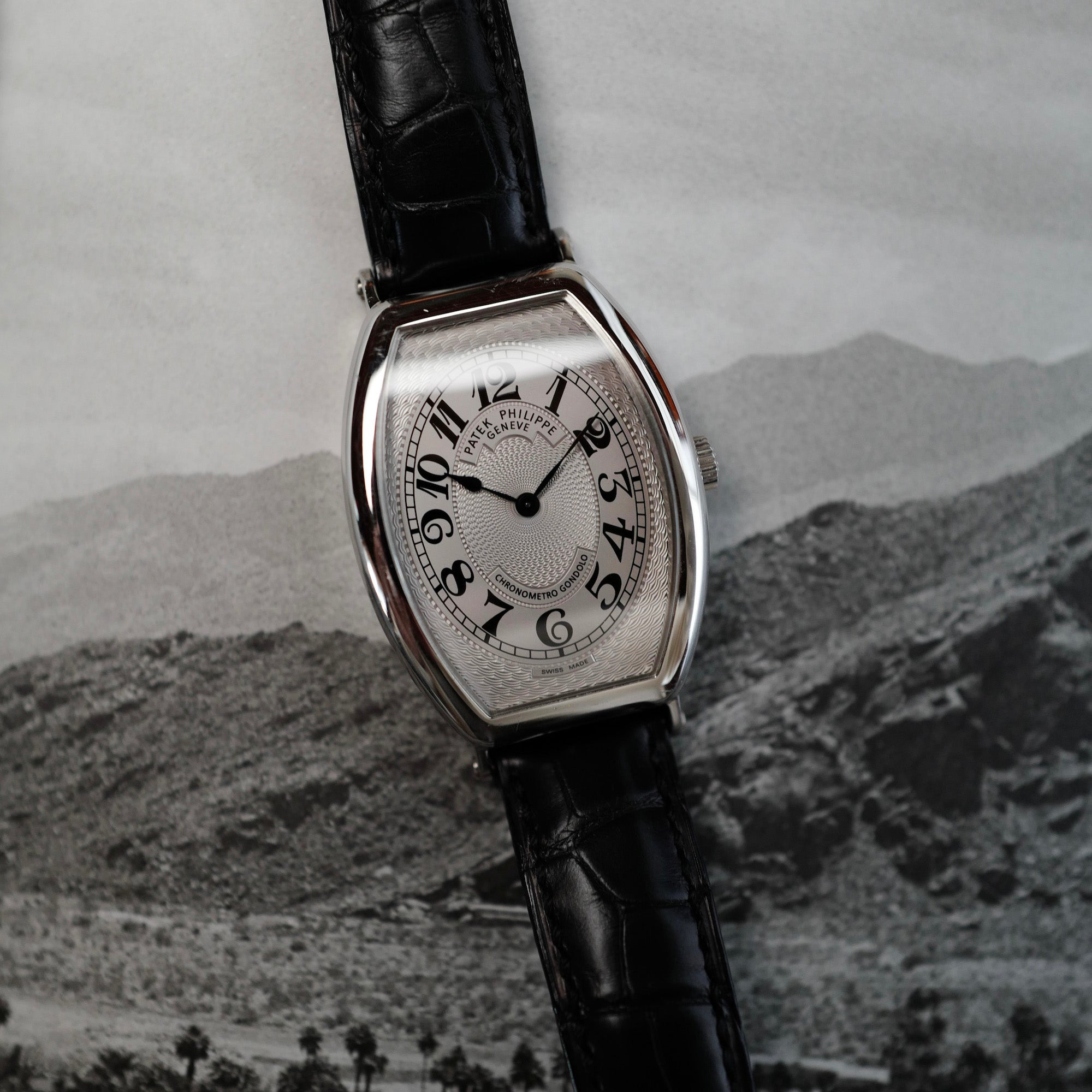Patek Philippe Platinum Gondolo Ref. 5098