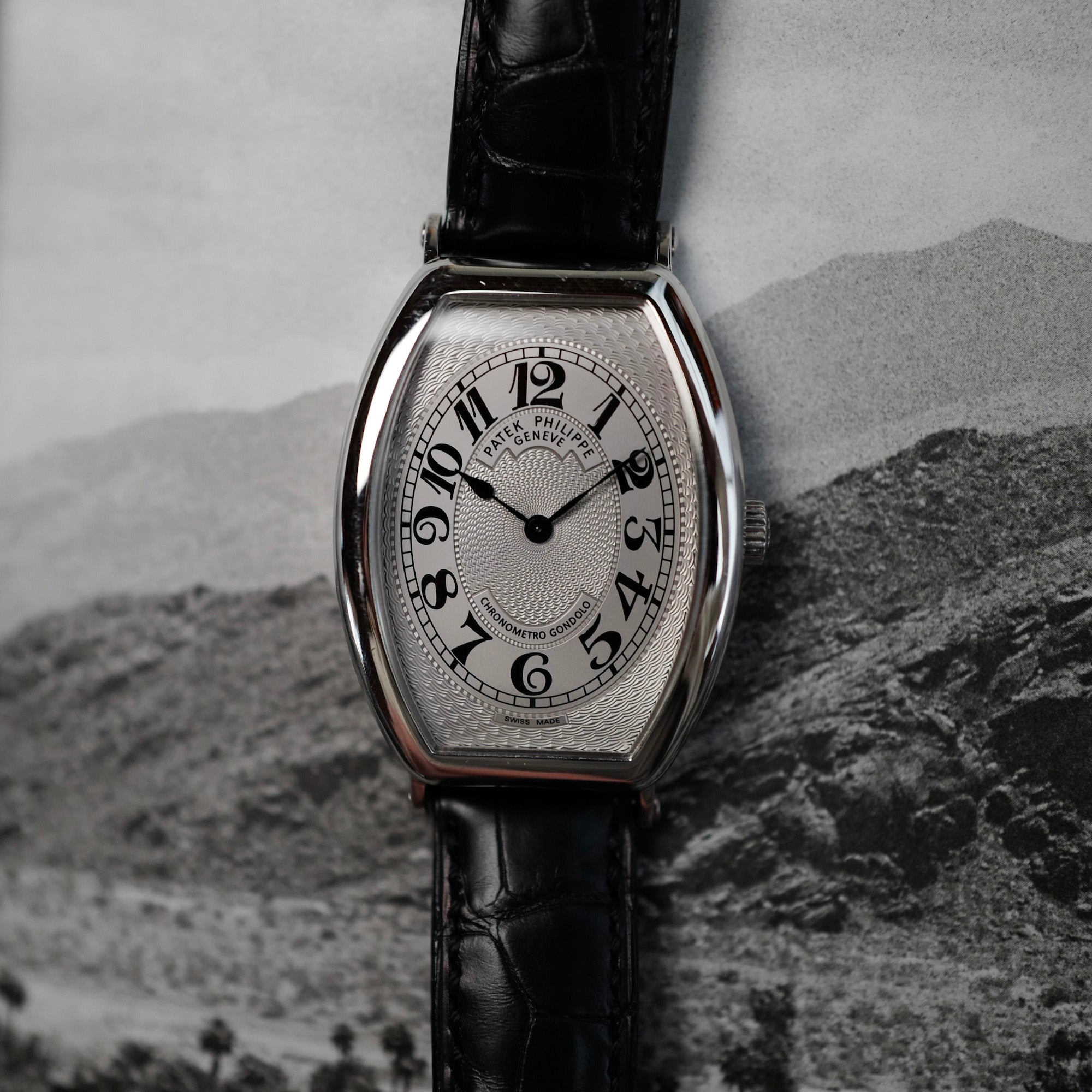 Patek Philippe Platinum Gondolo Ref. 5098