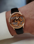 Audemars Piguet Rose Gold Rolls Royce Phantom Skeleton Dial Watch Ref. 14677