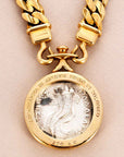 Bulgari Yellow Gold Monete Coin Necklace (Objet)