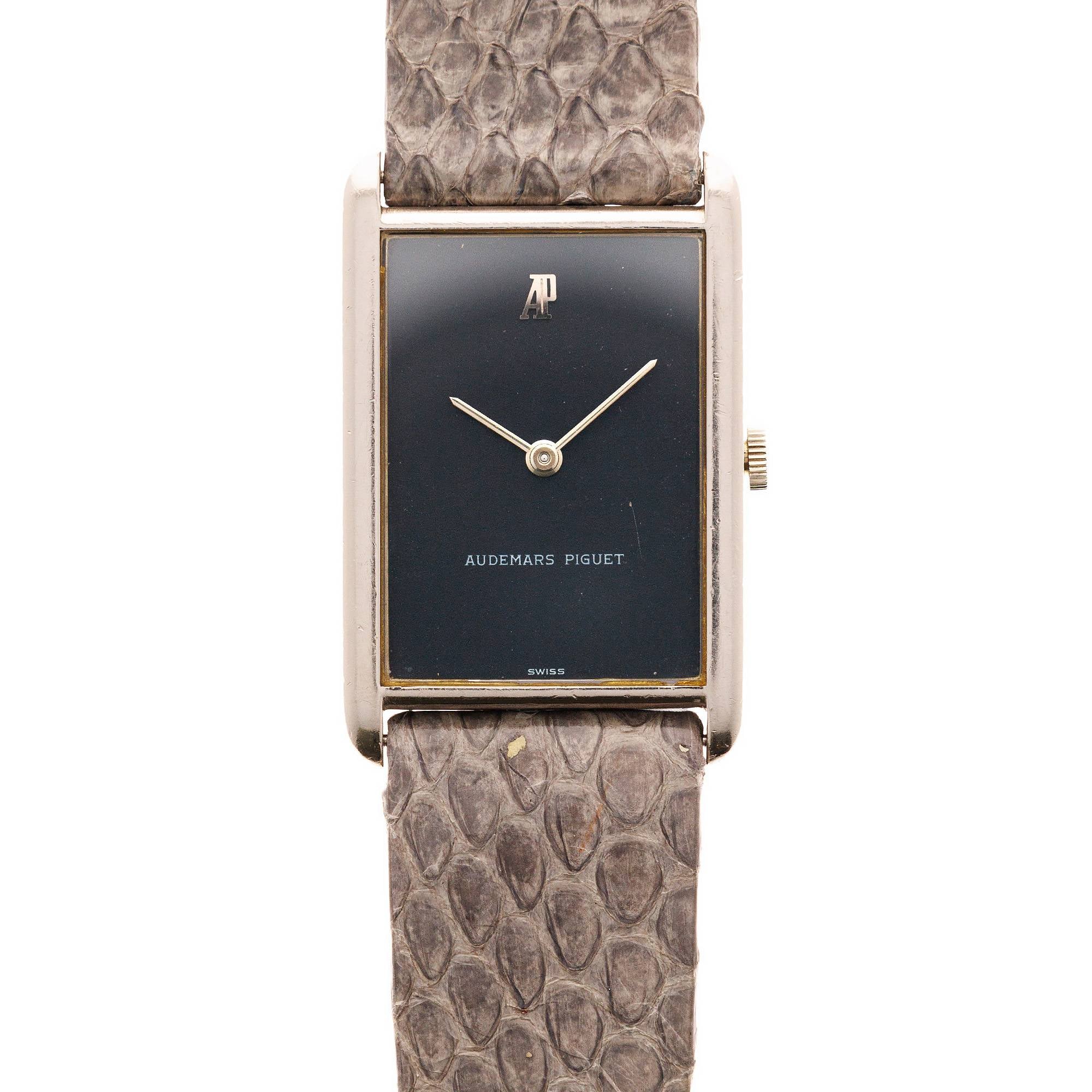 Audemars Piguet - Audemars Piguet White Gold Vintage Tank Watch - The Keystone Watches