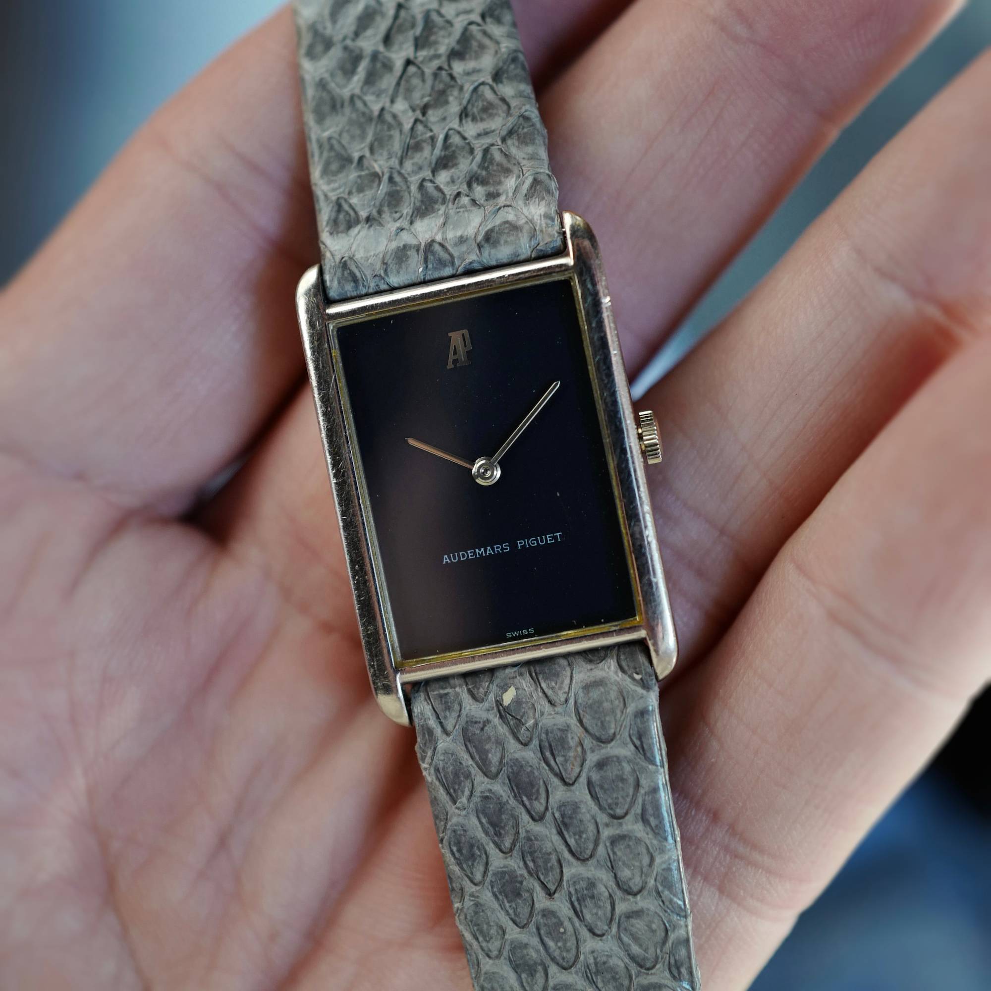 Audemars Piguet - Audemars Piguet White Gold Vintage Tank Watch - The Keystone Watches