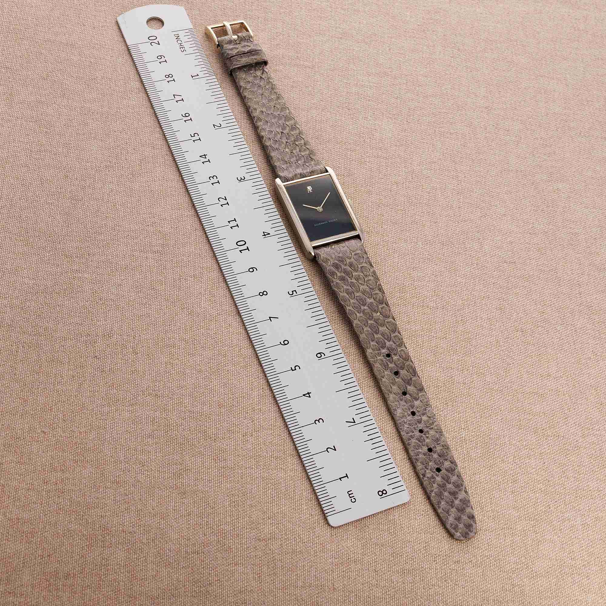 Audemars Piguet - Audemars Piguet White Gold Vintage Tank Watch - The Keystone Watches