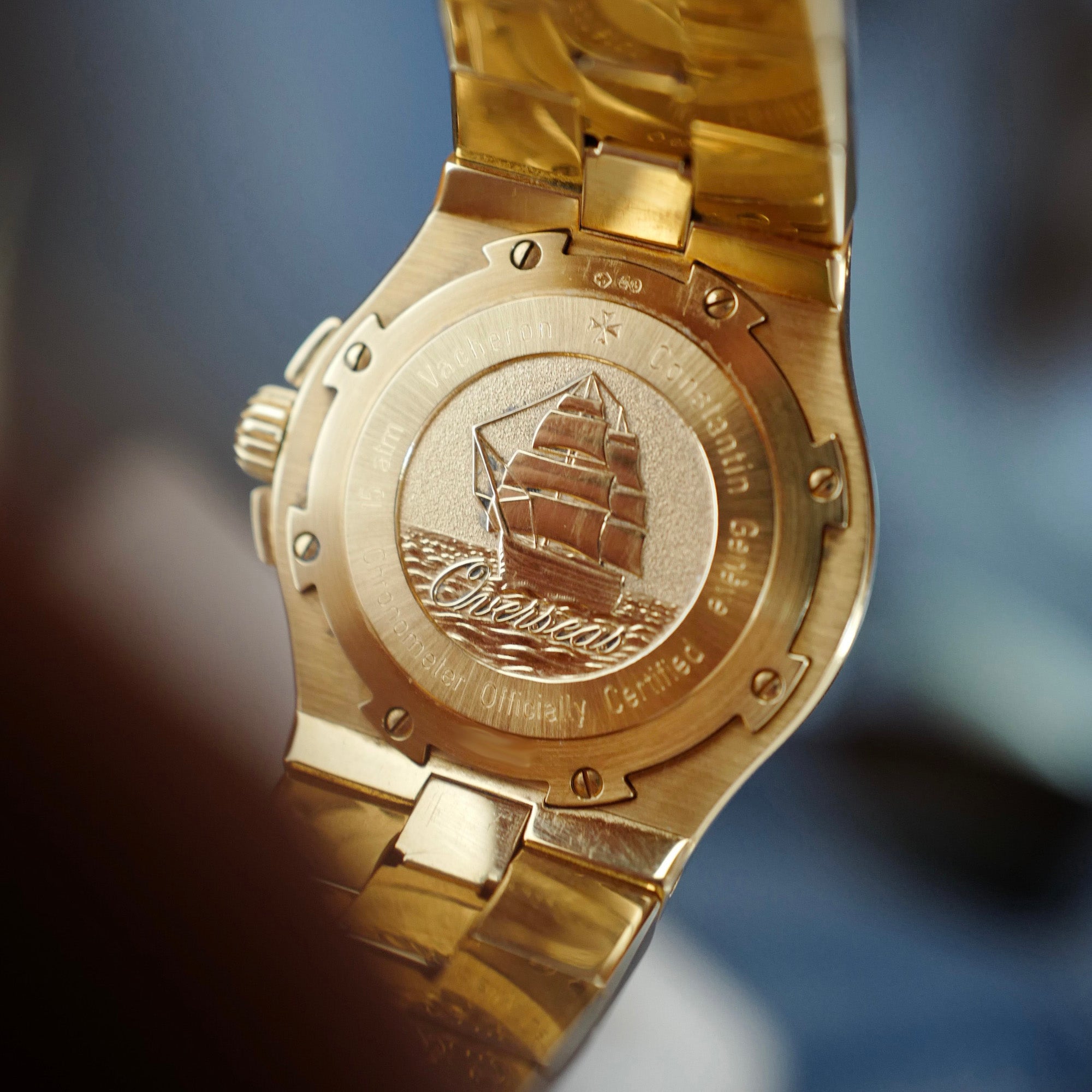 Vacheron Constantin - Vacheron Constantin Yellow Gold Overseas Ref. 42042 with Box and Papers - The Keystone Watches