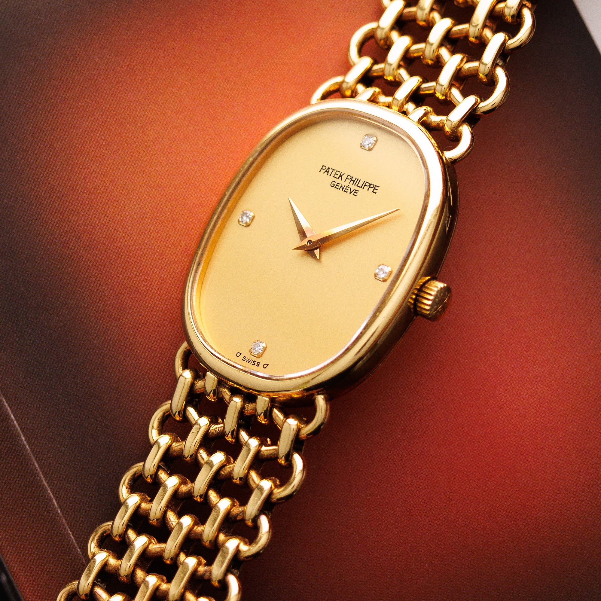 Patek Philippe Yellow Gold Ladies Ellipse with JPE Bracelet Ref. 4226