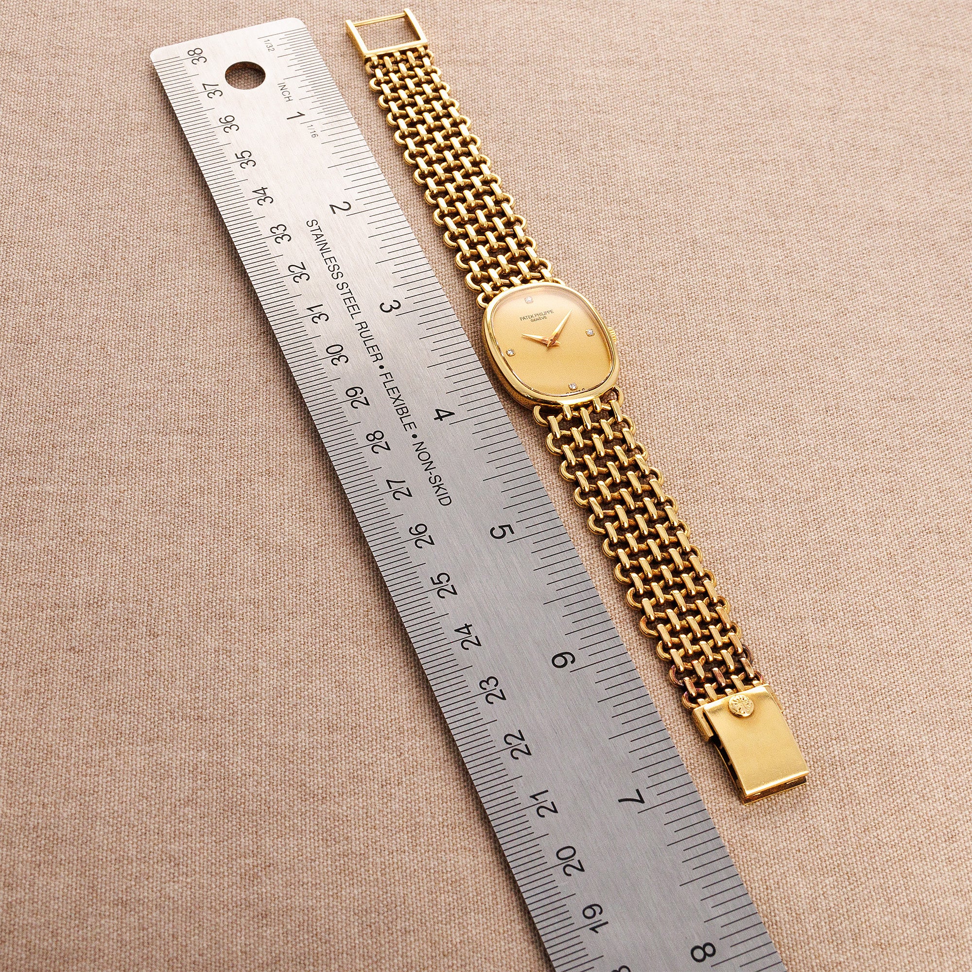 Patek Philippe Yellow Gold Ladies Ellipse with JPE Bracelet Ref. 4226