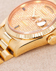 Rolex Yellow Gold Day-Date Ref. 18038 with Pave Diamonds Dial