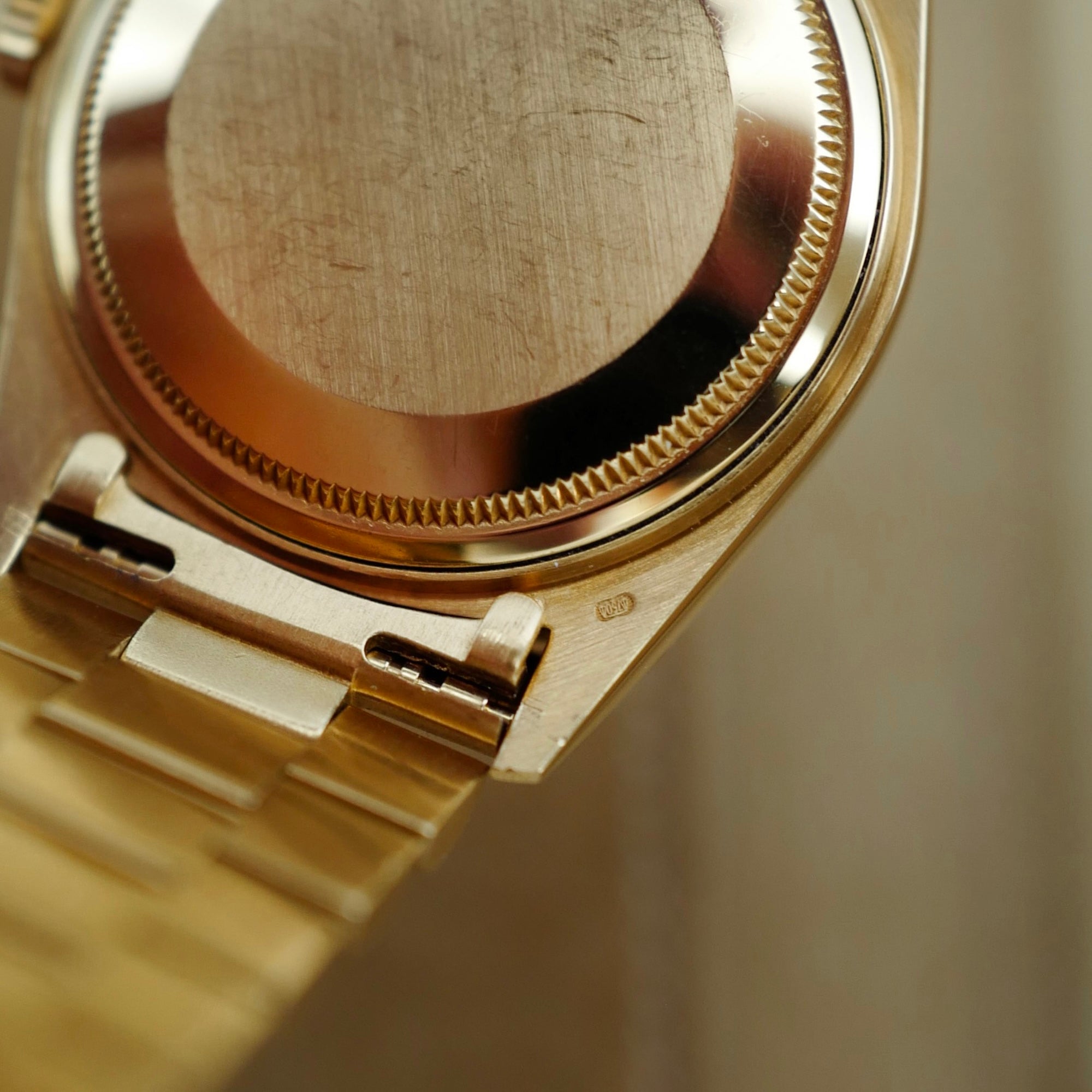 Rolex Yellow Gold Day-Date Ref. 18038 with Pave Diamonds Dial