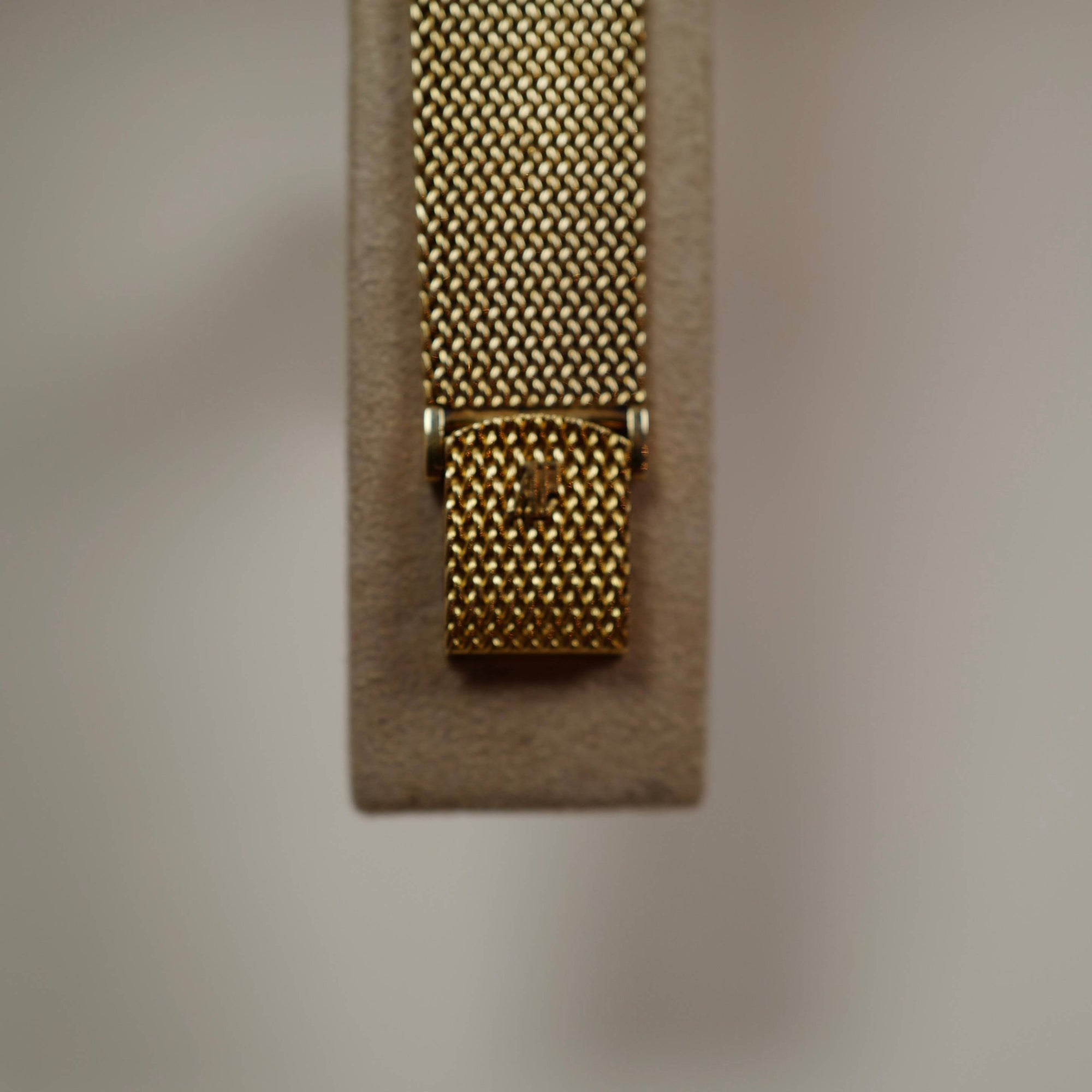 Audemars Piguet Yellow Gold Bracelet Watch with Rare Striped Dial