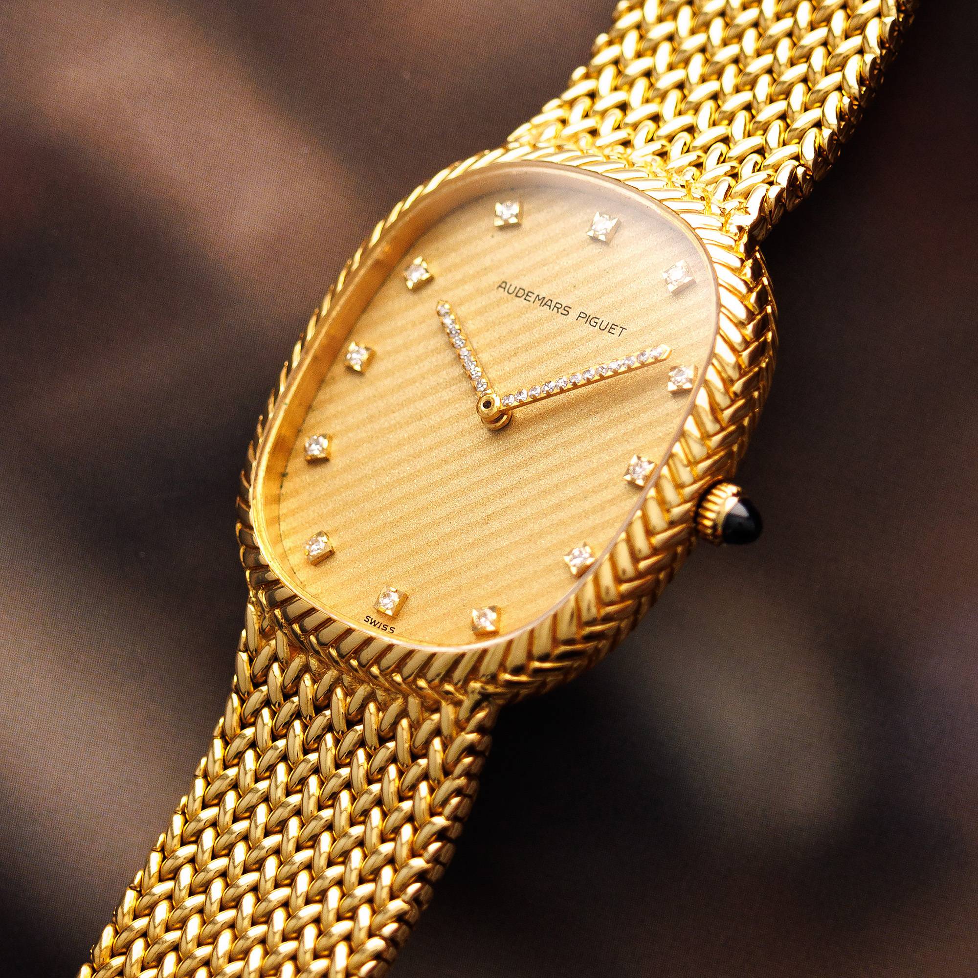 Audemars Piguet Yellow Gold Bracelet Watch Ref. 4109