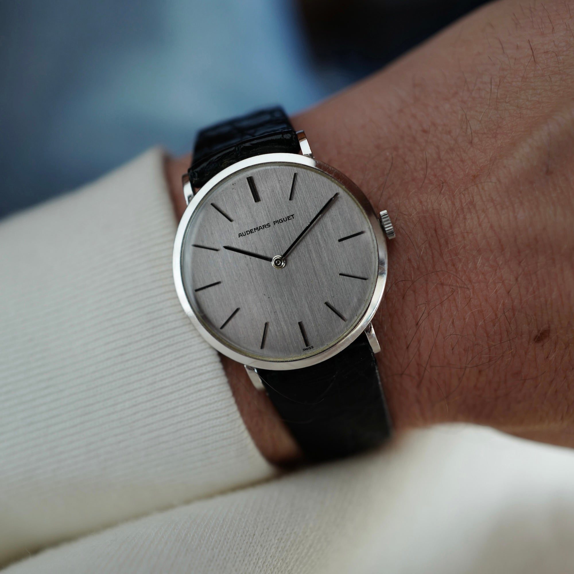 Audemars Piguet White Gold Round Dress Watch