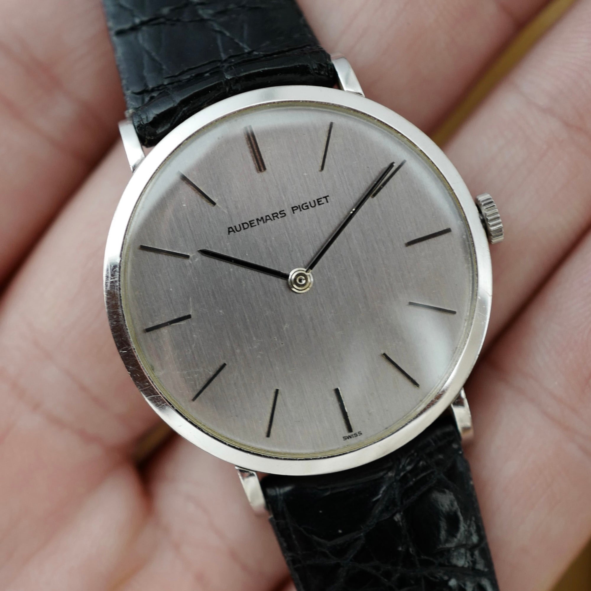 Audemars Piguet White Gold Round Dress Watch