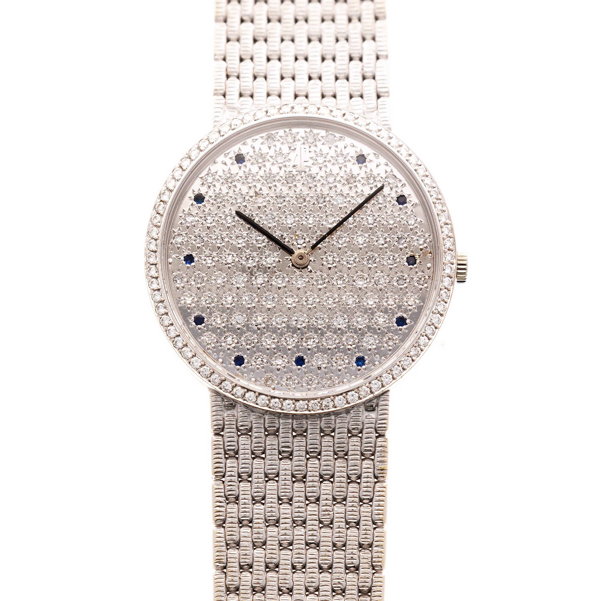 Audemars Piguet - Audemars Piguet Round Watch with Mirror Pave Dial - The Keystone Watches