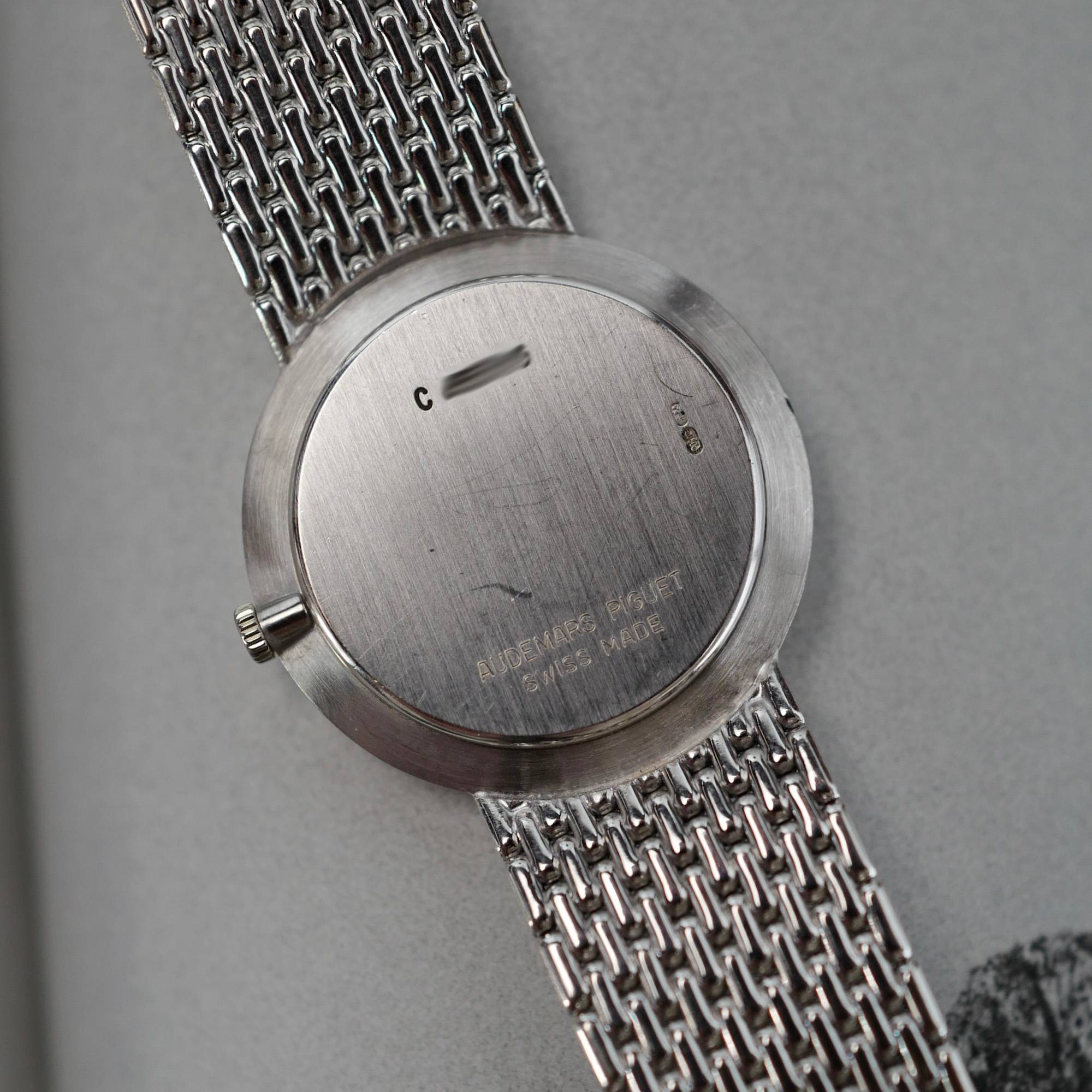 Audemars Piguet - Audemars Piguet Round Watch with Mirror Pave Dial - The Keystone Watches