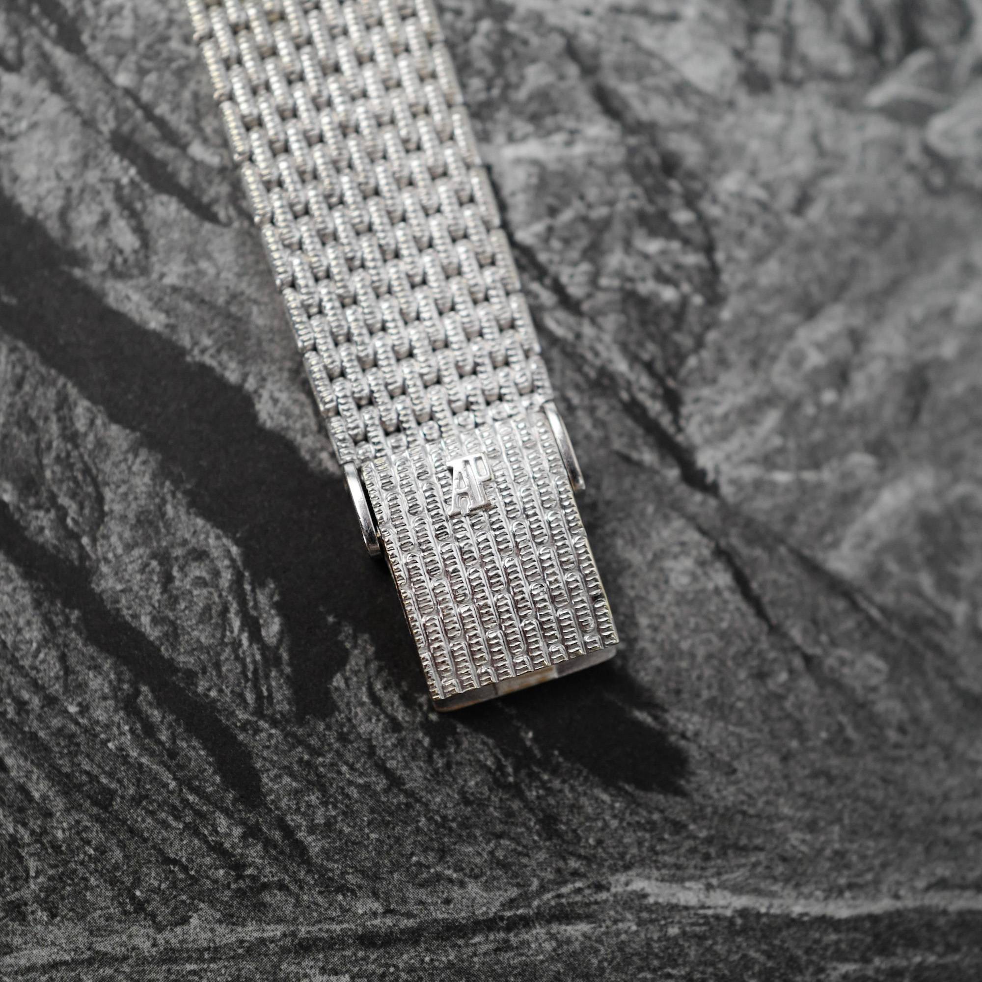 Audemars Piguet - Audemars Piguet Round Watch with Mirror Pave Dial - The Keystone Watches