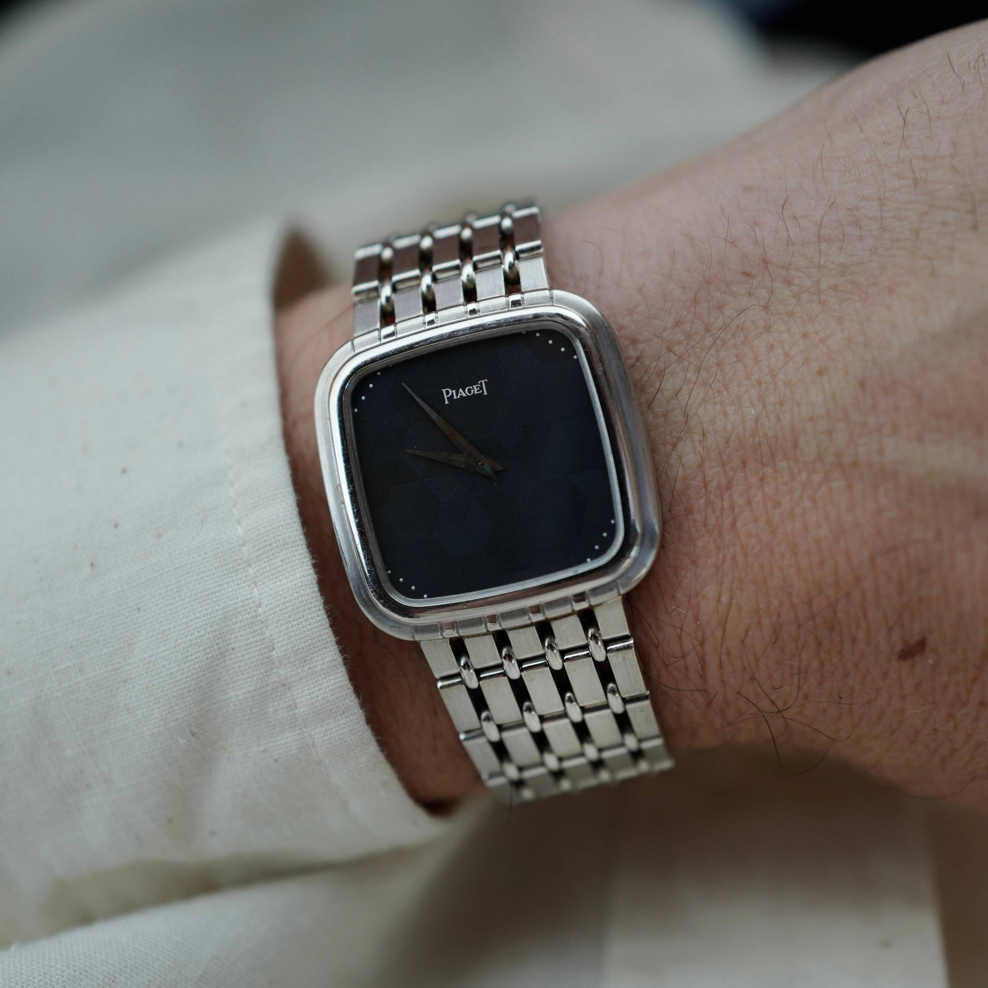 Piaget - Piaget White Gold Backset Watch Ref. 7708 - The Keystone Watches