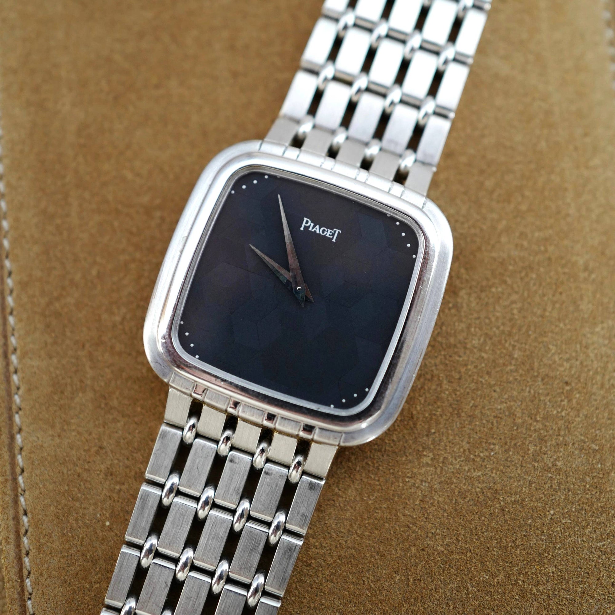 Piaget - Piaget White Gold Backset Watch Ref. 7708 - The Keystone Watches