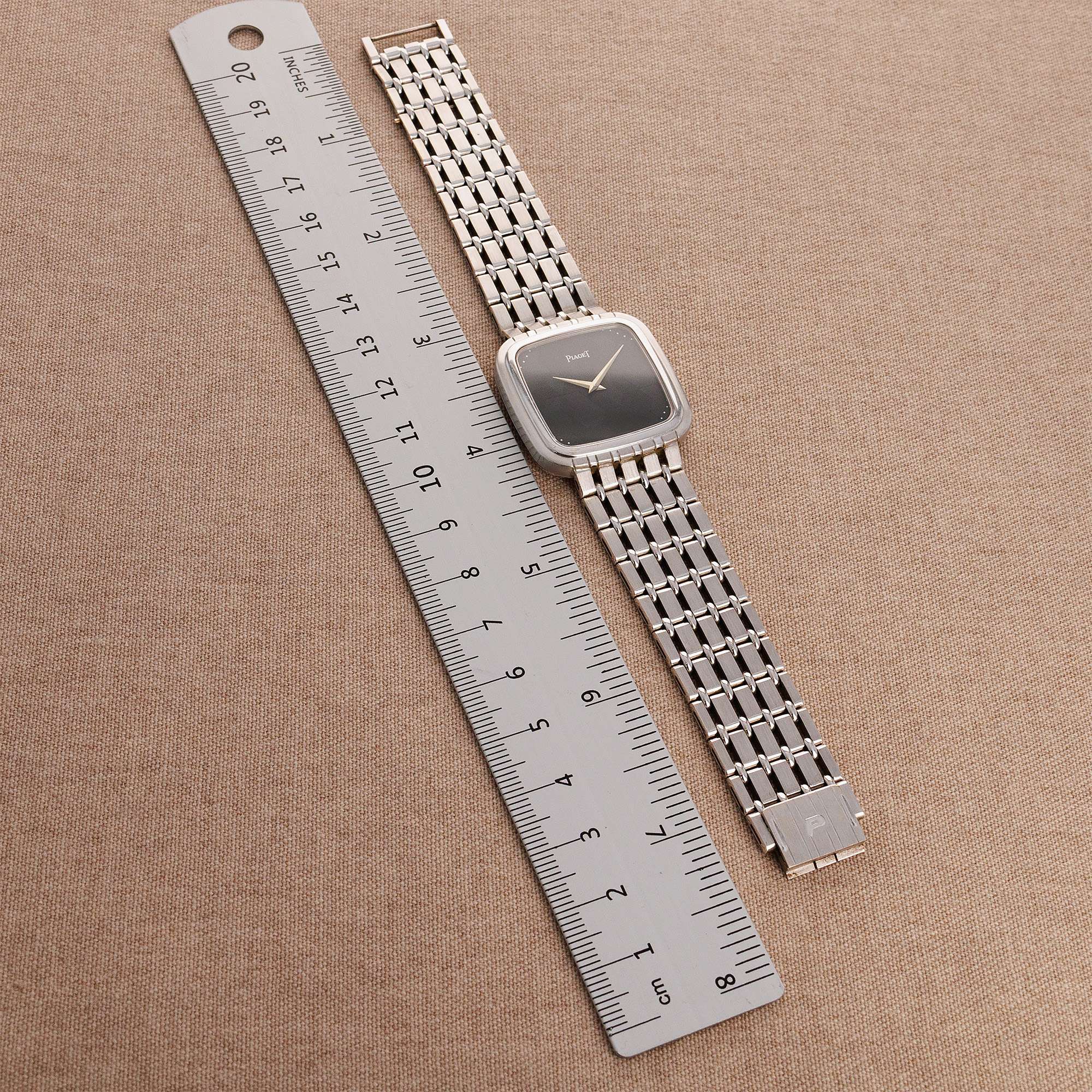 Piaget - Piaget White Gold Backset Watch Ref. 7708 - The Keystone Watches