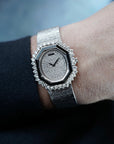 Piaget White Gold Onyx and Diamond Watch Ref. 93419