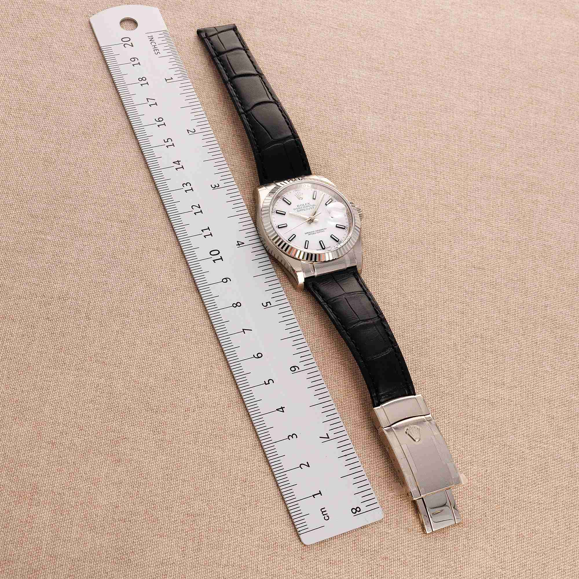 Rolex - Rolex White Gold Datejust Ref. 116139 - The Keystone Watches