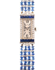 Tiffany & Co. - Tiffany & Co. Sapphire Diamond Art Deco Watch - The Keystone Watches