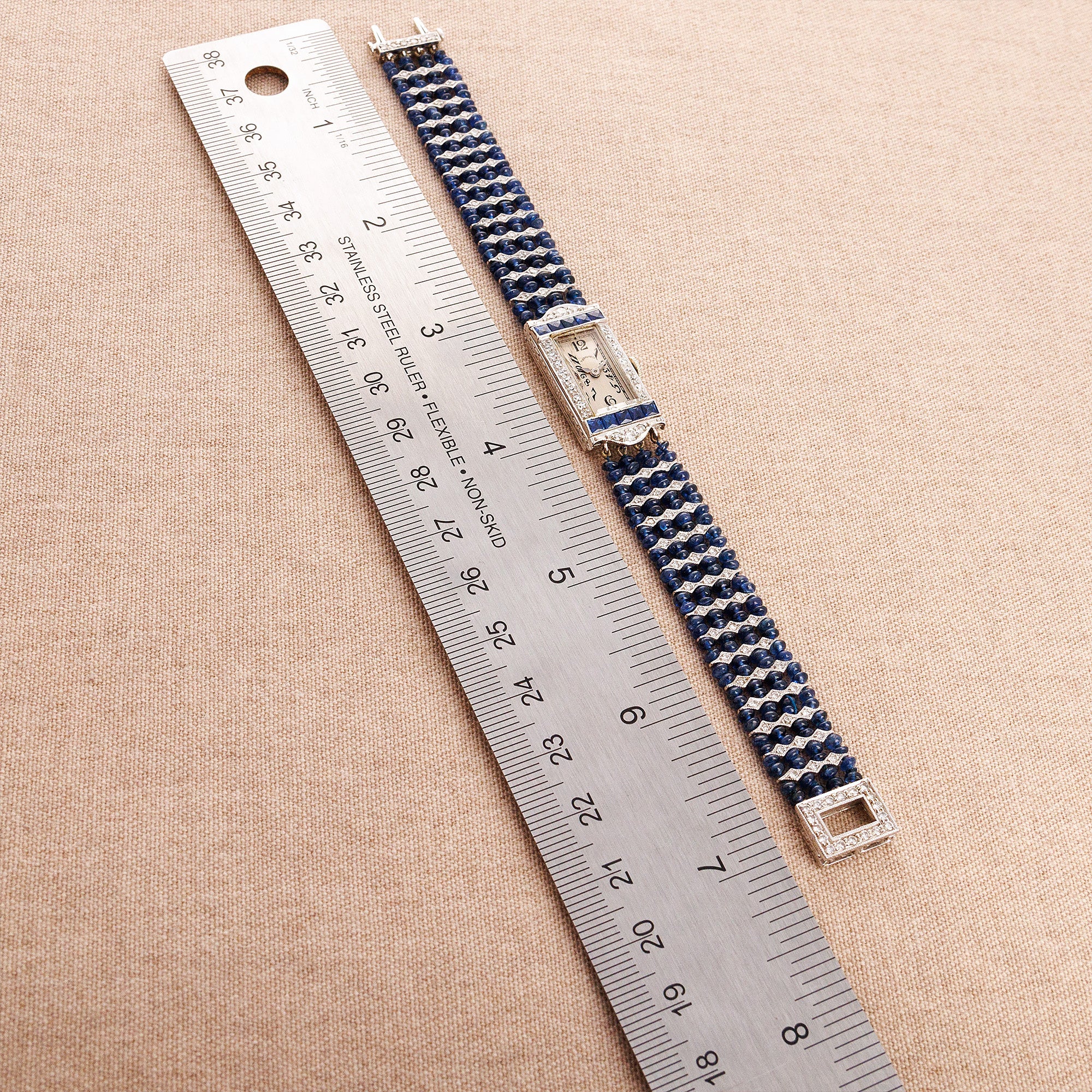 Tiffany & Co. - Tiffany & Co. Sapphire Diamond Art Deco Watch - The Keystone Watches