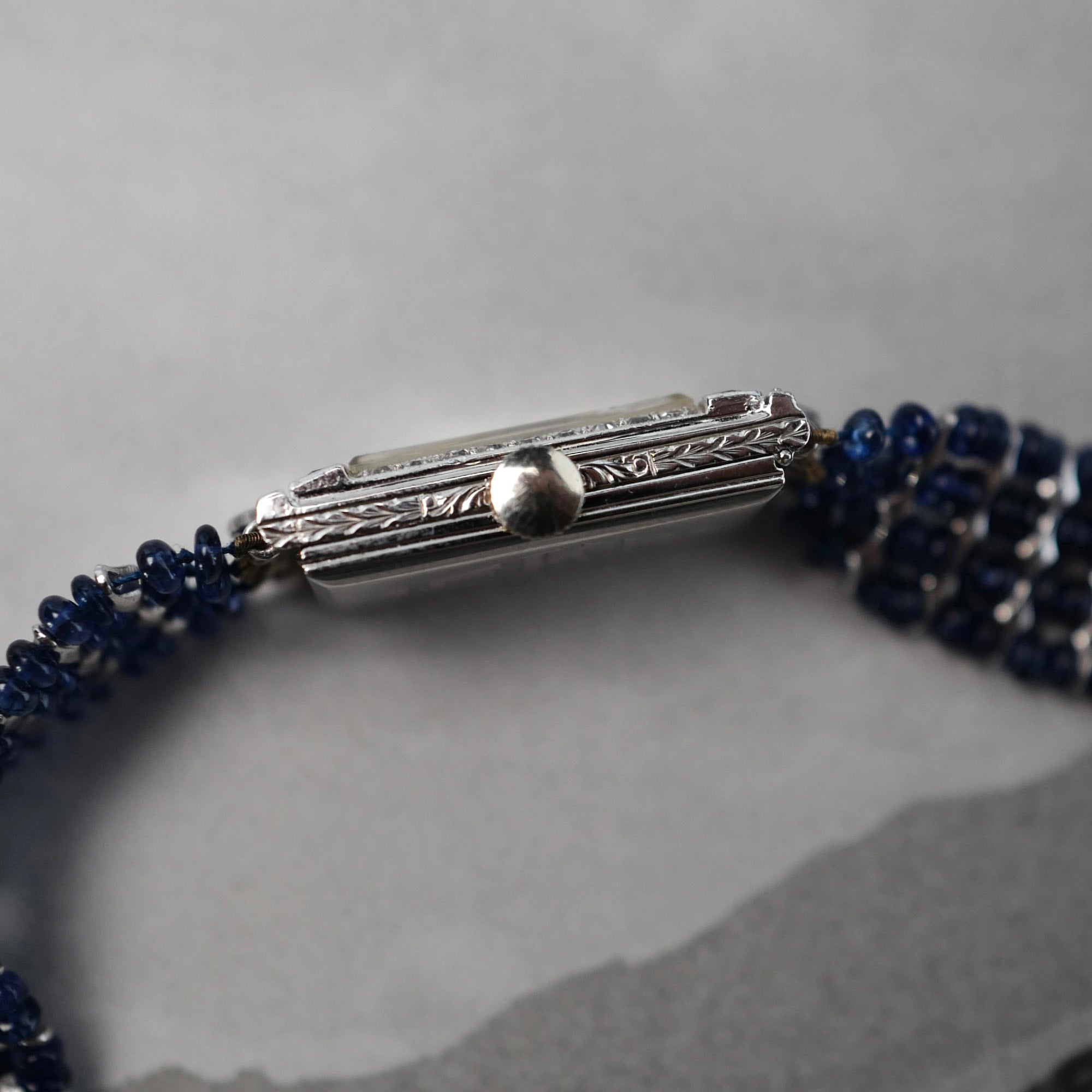 Tiffany & Co. - Tiffany & Co. Sapphire Diamond Art Deco Watch - The Keystone Watches
