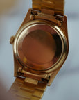 Rolex - Rolex Yellow Gold Day Date Ref. 18038 with White Pyramid Roman Dial - The Keystone Watches