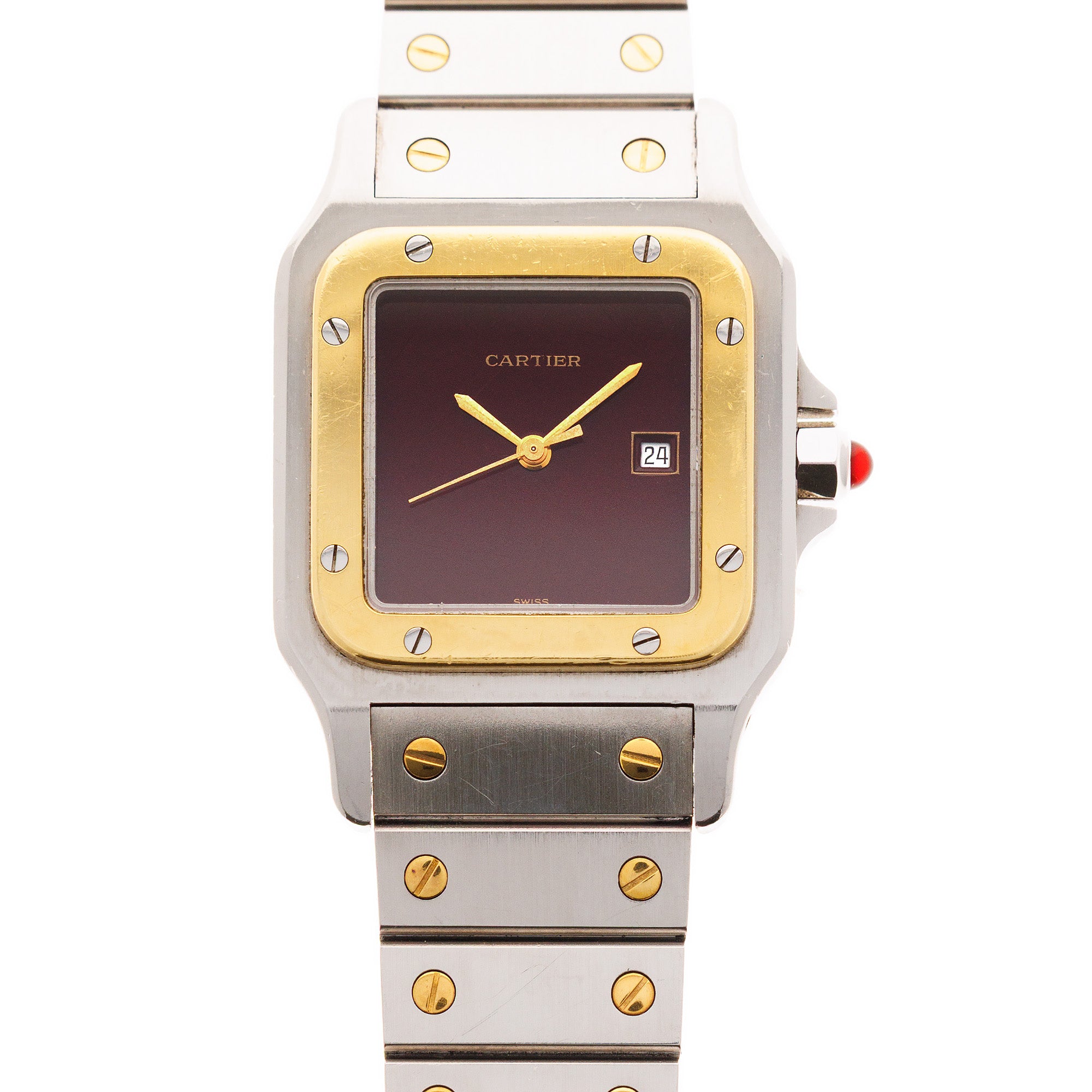 Cartier - Cartier Steel and Gold Santos Ref. 2961 with Original Paper - The Keystone Watches