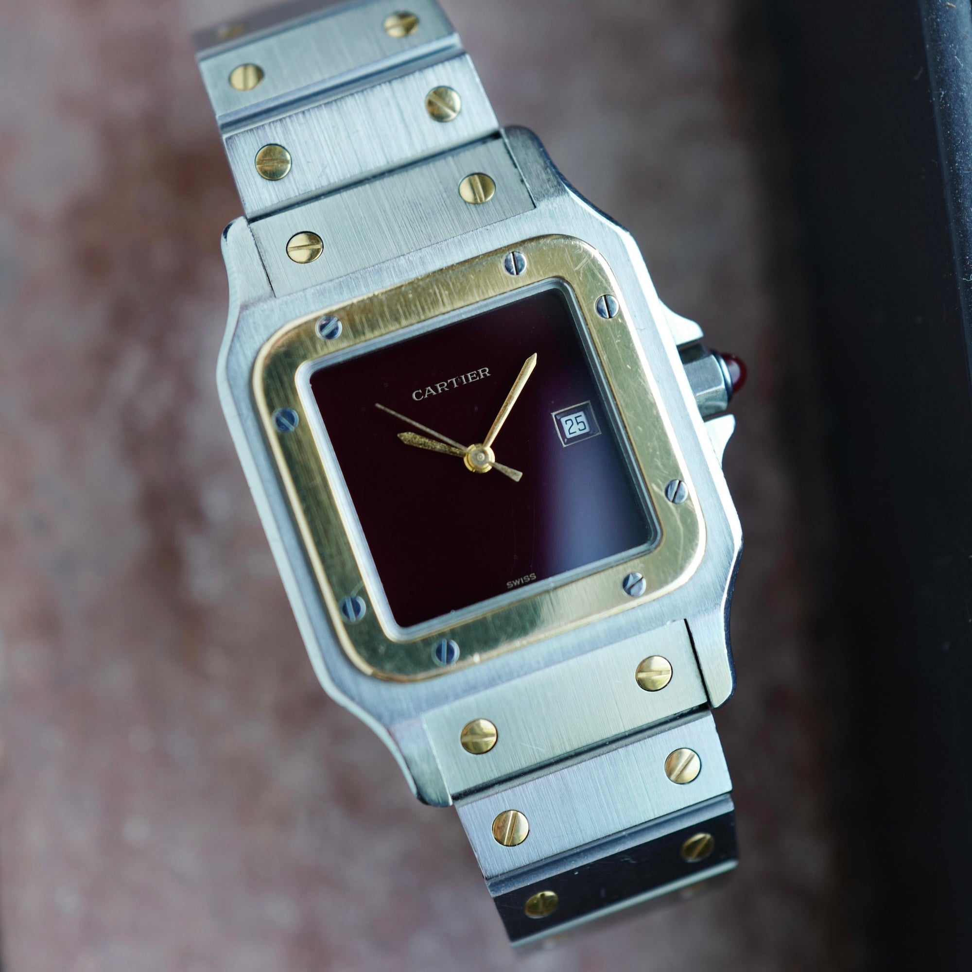 Cartier - Cartier Steel and Gold Santos Ref. 2961 with Original Paper - The Keystone Watches