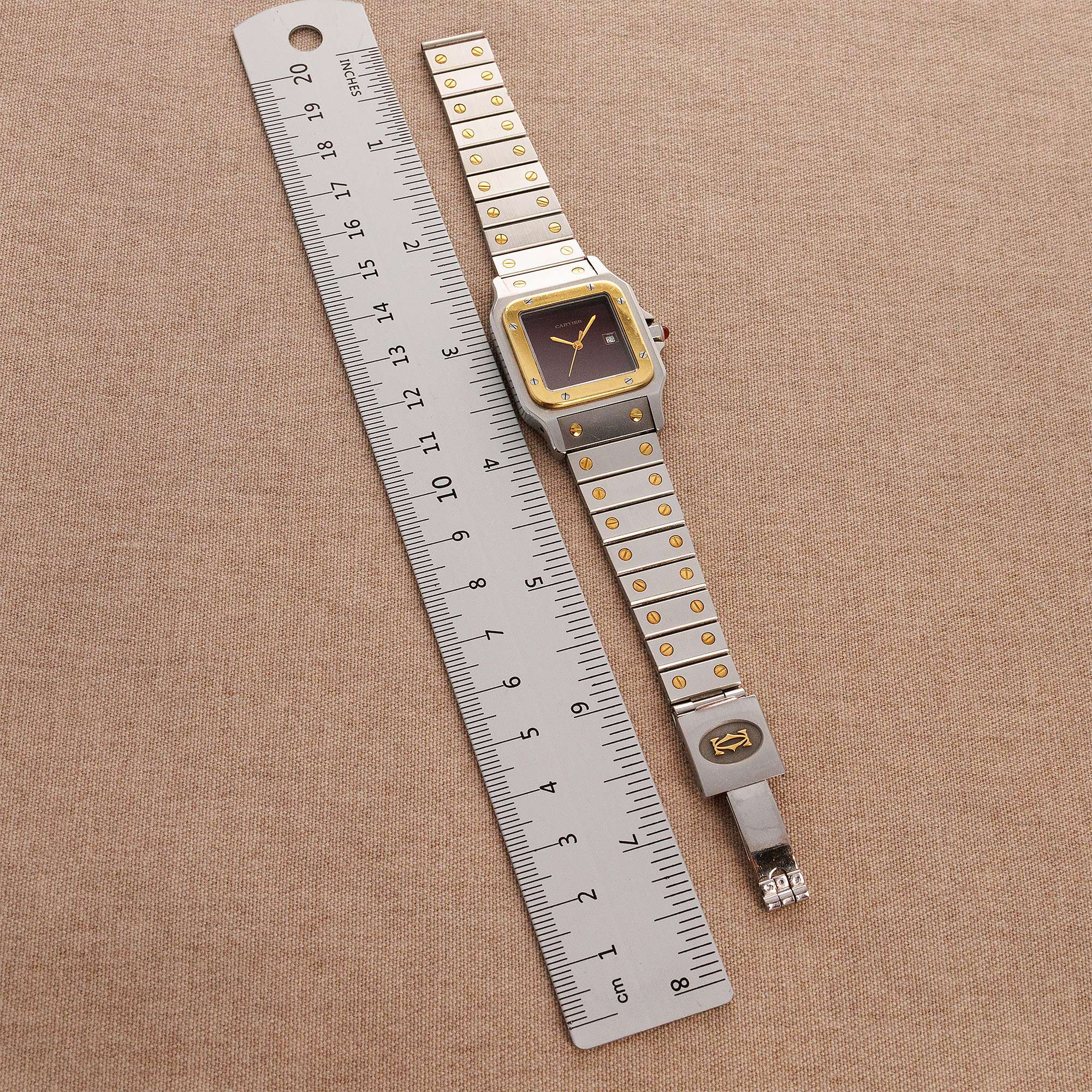 Cartier - Cartier Steel and Gold Santos Ref. 2961 with Original Paper - The Keystone Watches