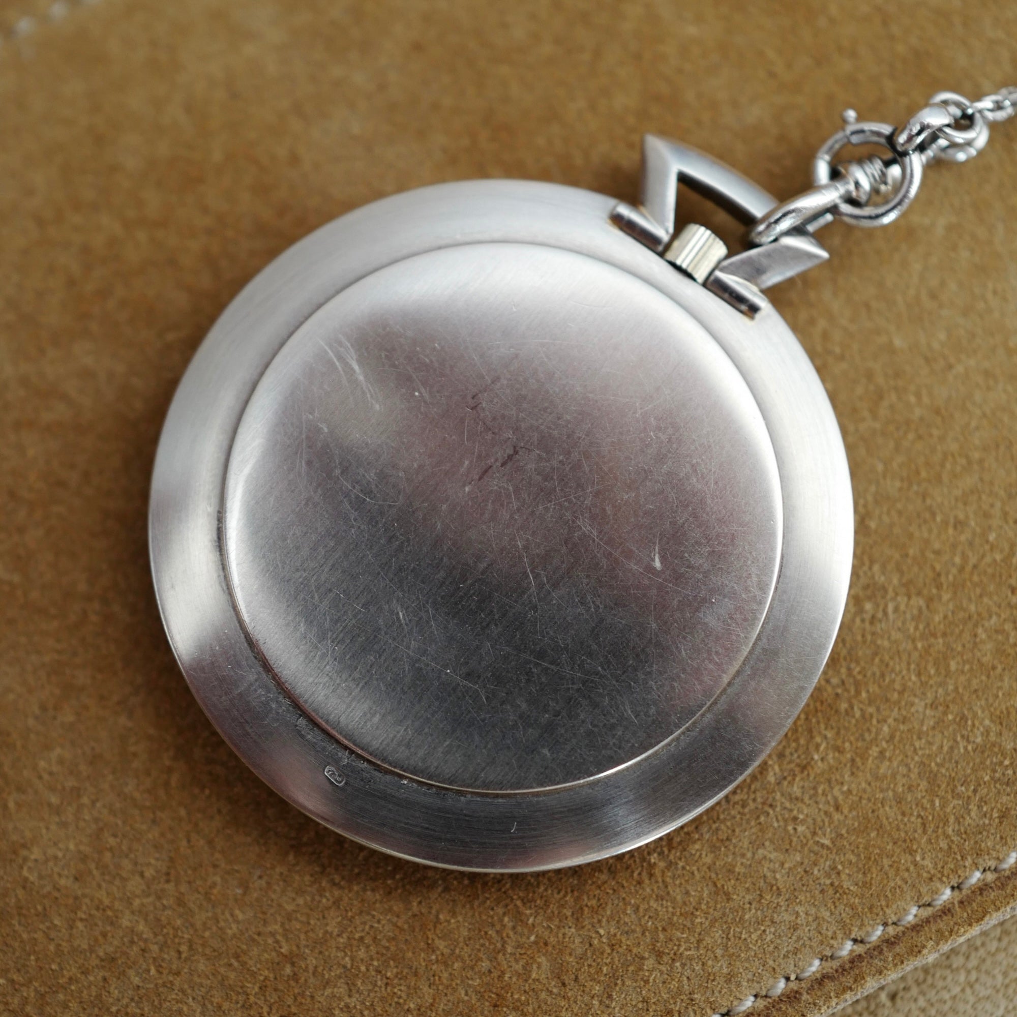 Patek White Gold Pocket Watch with Diamond Bezel (New Arrival)