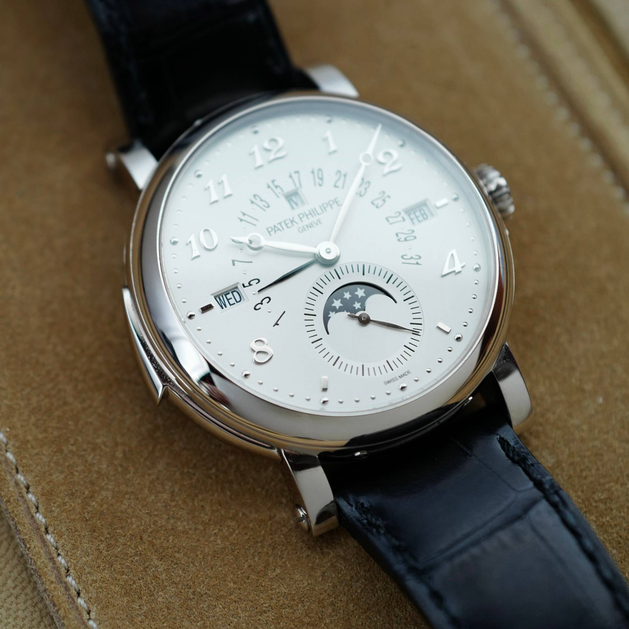 Patek Philippe - Patek Philippe White Gold Grand Complication Minute Repeater Watch Ref. 5213 - The Keystone Watches
