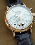 Patek Philippe Rose Gold Perpetual Calendar Split Seconds Chronograph Watch Ref. 5204