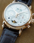 Patek Philippe Rose Gold Perpetual Calendar Split Seconds Chronograph Watch Ref. 5204