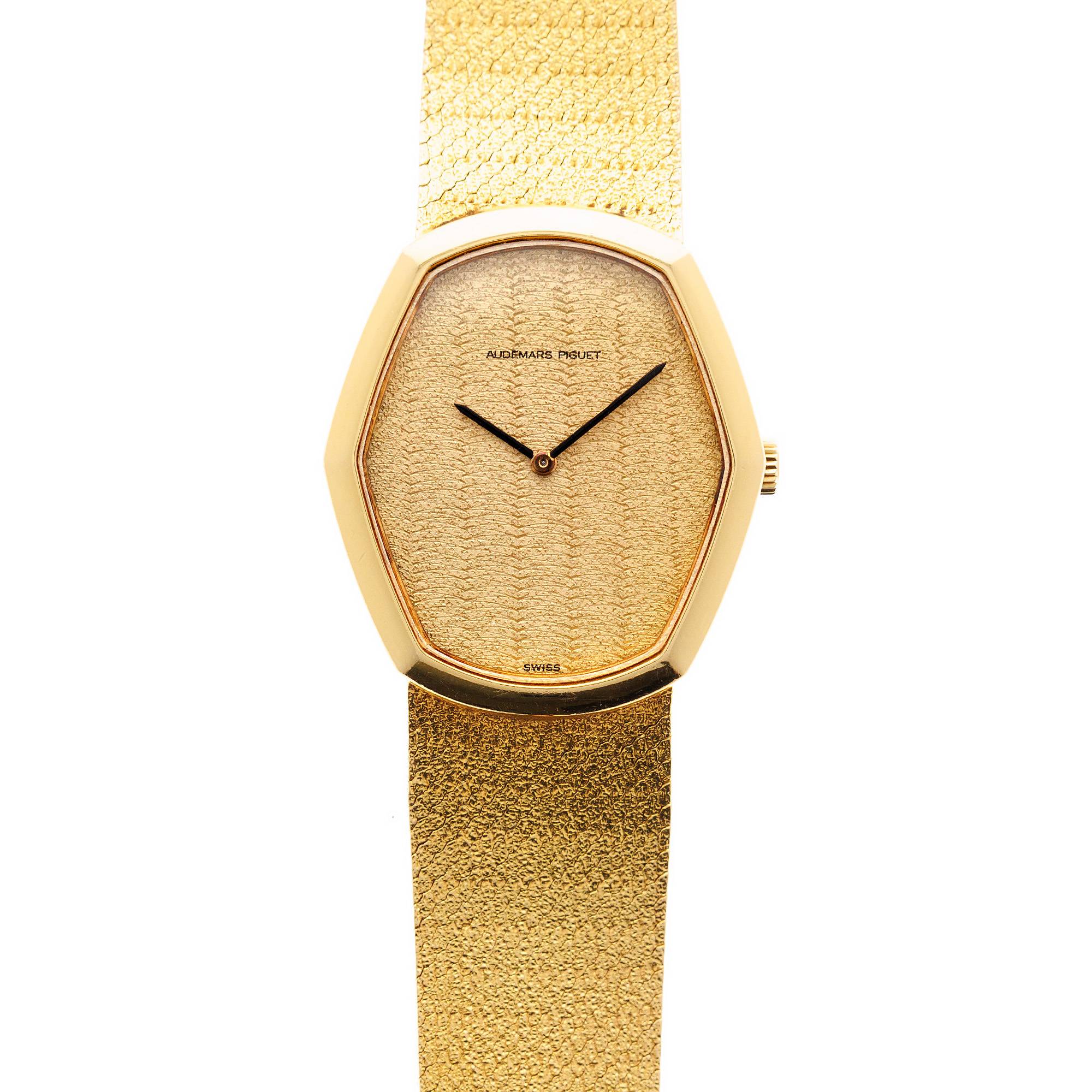 Audemars Piguet - Audemars Piguet Yellow Gold Hexagonal Watch - The Keystone Watches