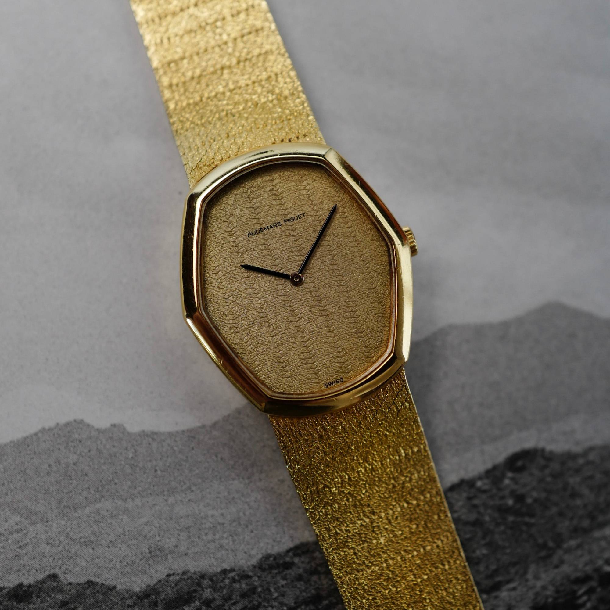 Audemars Piguet - Audemars Piguet Yellow Gold Hexagonal Watch - The Keystone Watches