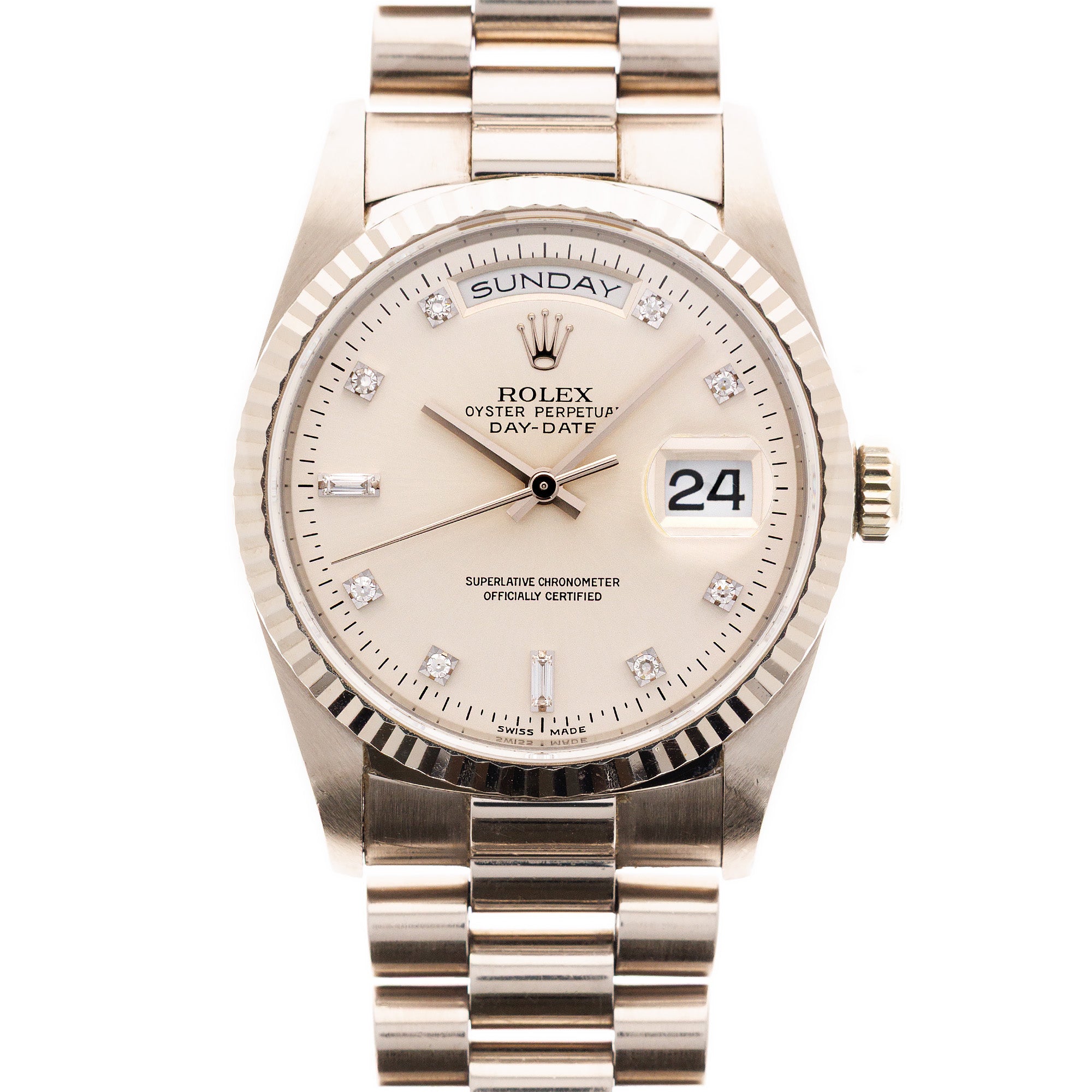 Rolex - Rolex White Gold Day-Date Ref. 18239 - The Keystone Watches