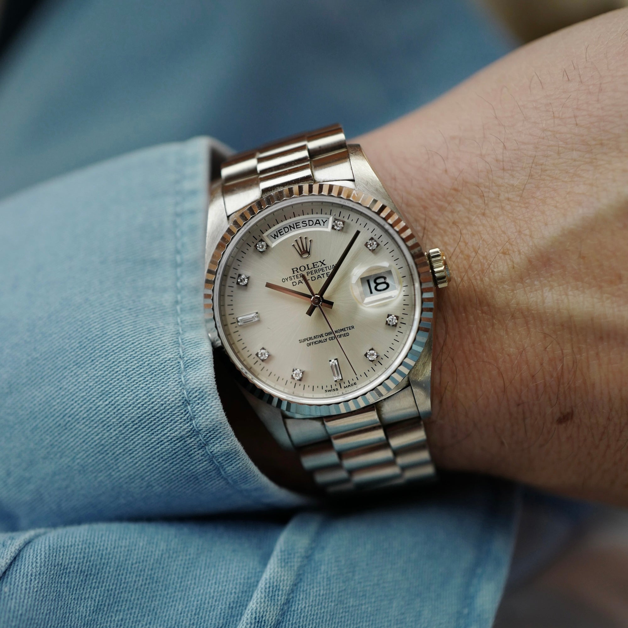 Rolex - Rolex White Gold Day-Date Ref. 18239 - The Keystone Watches